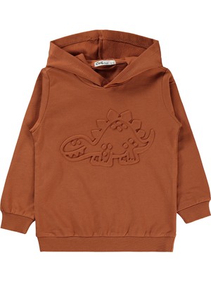 Civil Boys Erkek Çocuk Sweatshirt 2-5 Yaş Kiremit