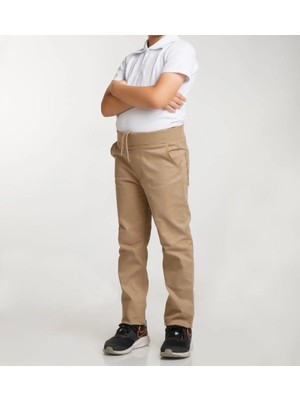 Dıgıl Kids Ribana Bel Canvas Okul Pantalonu