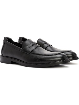 Derimod Erkek Siyah Klasik Loafer 24WFD756218