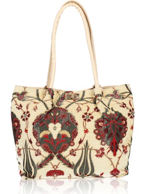 MOTTİF İSTANBUL Motif Istanbul Otantik Şönil Kadın Omuz Çanta