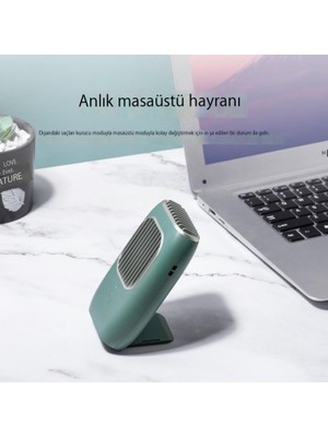 Jonasenswj Mini Asılı Boyun USB Küçük Fan (Yurt Dışından)