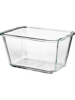 IKEA 365+ Dikdörtgen Cam Saklama Kabı 1,8 lt 70359203