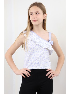 Toontoy Kız Çocuk Desenli Atlet