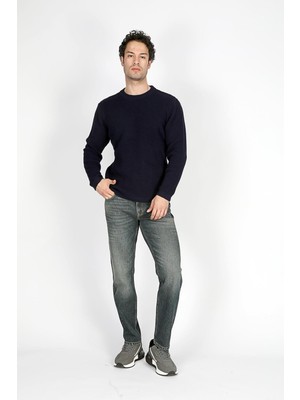 Lee Cooper Jagger Normal Bel Dar Kesim Düz Paça Neil Juniper Stone Erkek Jean Pantolon