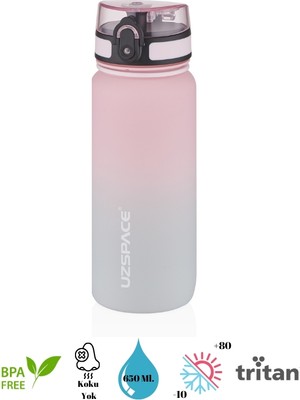 Uzspace Colorful Trıtan Matara New Design- 650 Ml.