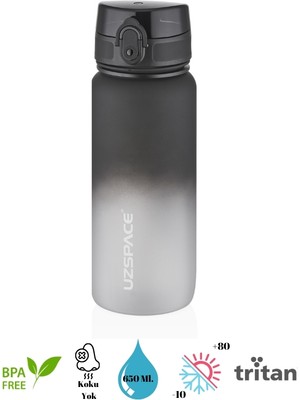 Uzspace Colorful Trıtan Matara New Design- 650 Ml.