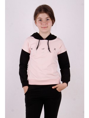 Toontoy Kız Çocuk Relax Baskılı Sweatshirt