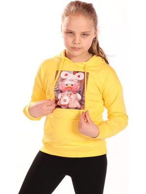 Toontoy Kız Çocuk Baskılı Sweatshirt