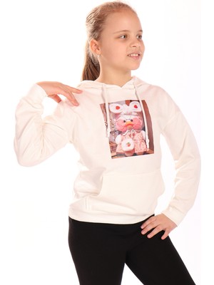 Toontoy Kız Çocuk Baskılı Sweatshirt