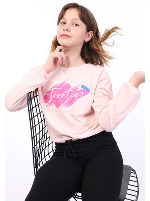 Toontoy Kız Çocuk Baskılı Tişört