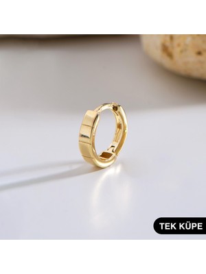 goldkupe 14 Ayar Altın Tek Halka Küpe 0,56 gr