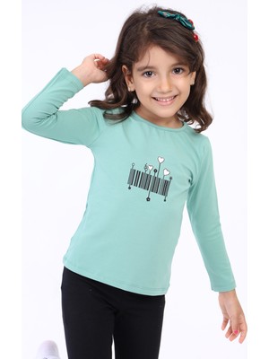 Toontoy Kız Çocuk Baskılı Tişört