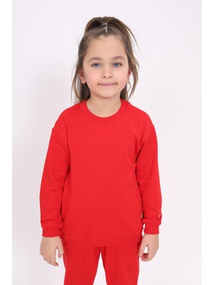 Toontoy Kız Çocuk Baskılı Sweatshirt