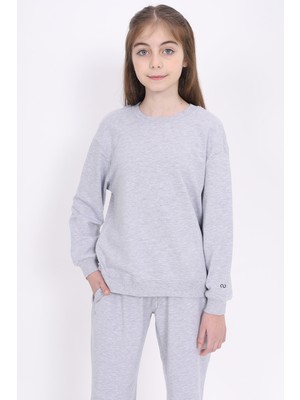 Toontoy Kız Çocuk Baskılı Sweatshirt