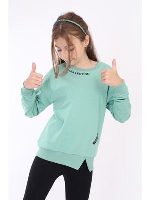 Toontoy Kız Çocuk Baskılı Sweatshirt