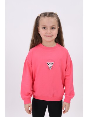 Toontoy Kız Çocuk Nakışlı Sweatshirt