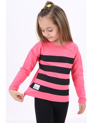 Toontoy Kız Çocuk Baskılı Tişört