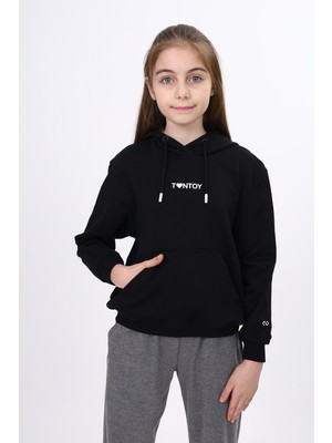 Toontoy Kız Çocuk Baskılı Sweatshirt