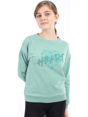 Toontoy Kız Çocuk Baskılı Sweatshirt