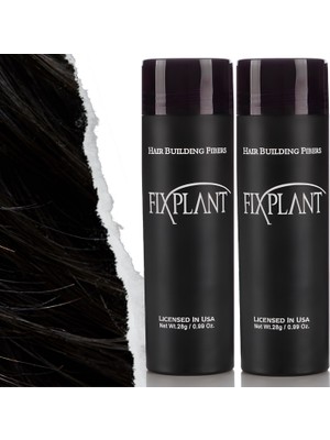Fıxplant Saç Dolgunlaştırıcı 2 Şişe Topik 56 Gr. | Seyrek Saçlar Için Saç Tozu | Saç Fiberi