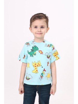 Toontoy Erkek Çocuk Baskılı Tişört