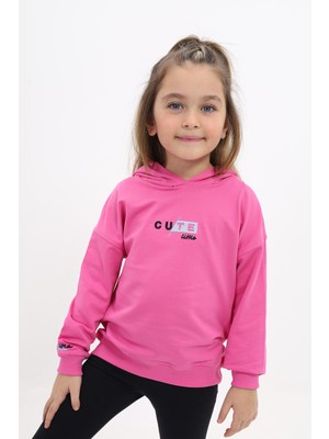 Toontoy Kız Çocuk Nakışlı Sweatshirt