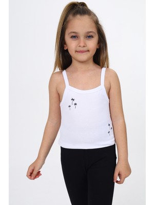 Toontoy Kız Çocuk Baskılı Atlet