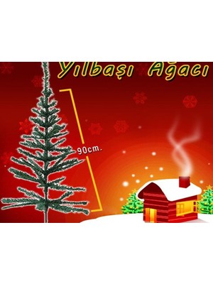 Kornea Store Yılbaşı Çam Ağacı Gür Dallar 90 cm