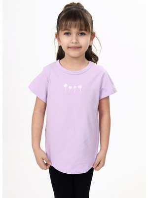 Toontoy Kız Çocuk Baskılı Tişört