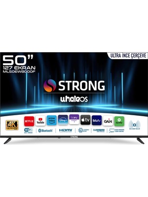 Strong ML50EW8000F 50’’ 127 Ekran Uydu Alıcılı 4K Ultra HD DLED TV