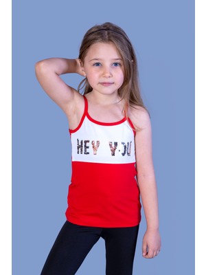 Toontoy Kız Çocuk Çevirmeli Pullu Atlet