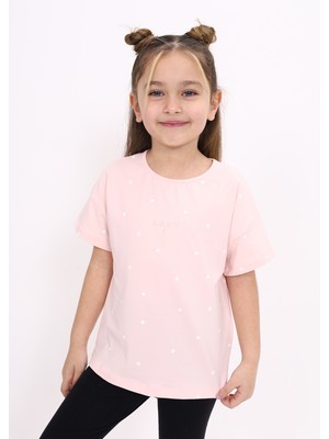 Toontoy Kız Çocuk Baskılı Tişört