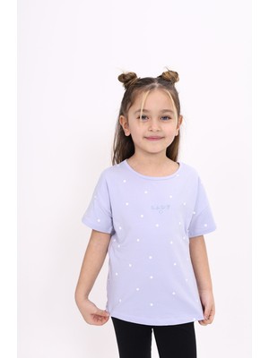 Toontoy Kız Çocuk Baskılı Tişört