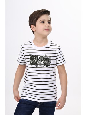 Toontoy Erkek Çocuk Çizgili Tişört