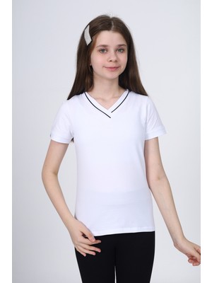 Toontoy Kız Çocuk Okul Tişört