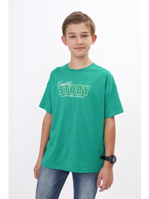 Toontoy Erkek Çocuk Baskılı Tişört