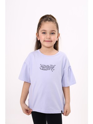 Toontoy Kız Çocuk Baskılı Tişört
