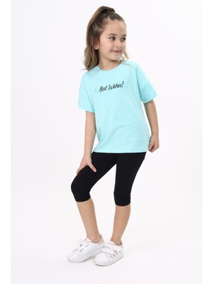 Toontoy Kız Çocuk Baskılı Tişört