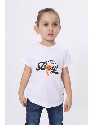 Toontoy Erkek Çocuk Baskılı Tişört