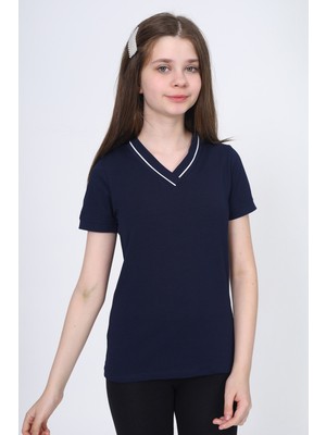 Toontoy Kız Çocuk Okul Tişört