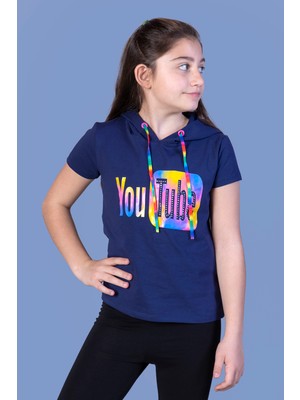 Toontoy Kız Çocuk Youtube Baskılı Tişört