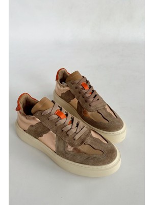 Nope21 Strong Bronz  Deri Sneaker