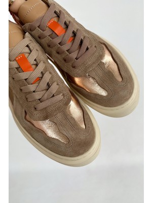 Nope21 Strong Bronz  Deri Sneaker