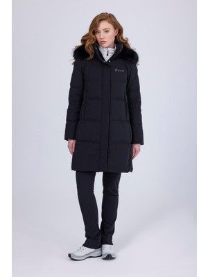 2AS Ashley Women Down Parka Black 2ASADPWCNFW23-001