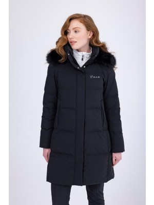 2AS Ashley Women Down Parka Black 2ASADPWCNFW23-001