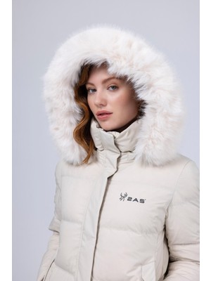 2AS Ashley Women Down Parka Beıge 2ASADPWCNFW23-C086