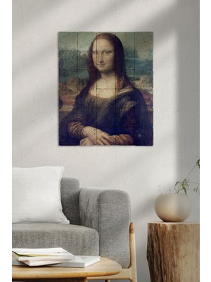 Stone World Doğal Taş Tablo – Monalisa - 001 - (50 x 60 cm)