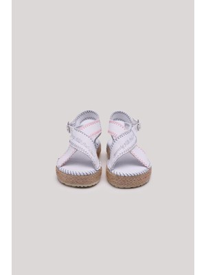 Beverly Hills Polo Club  Kız Çocuk Ekru Sandalet