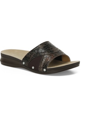 Polaris 607018.Z4PR Kahverengi Kadın Terlik