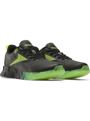 Reebok Zıg N' Glow Elastıc Lace Siyah Erkek Çocuk Koşu Ayakkabısı